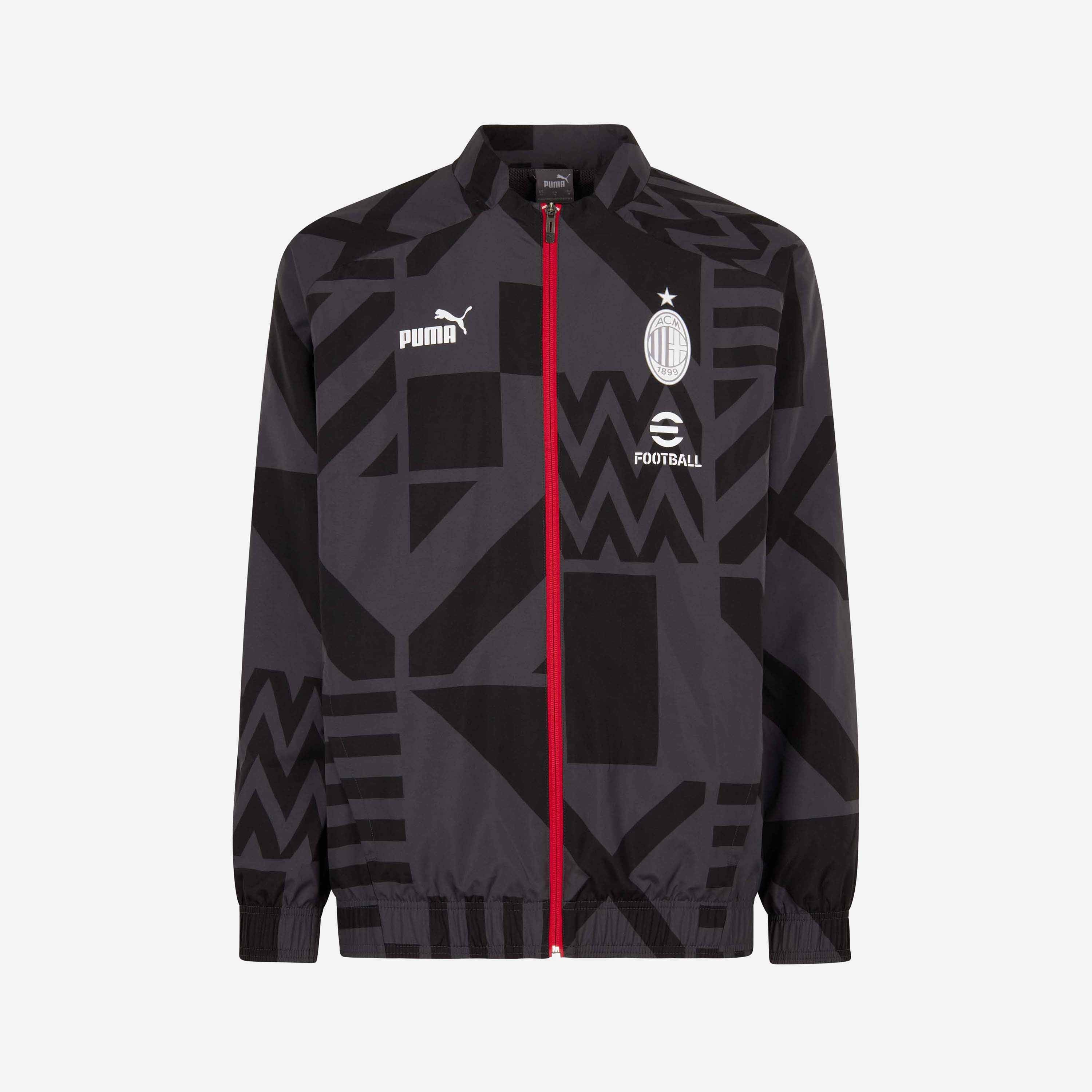 GIACCA MILAN PREMATCH 2022/23 CON ZIP