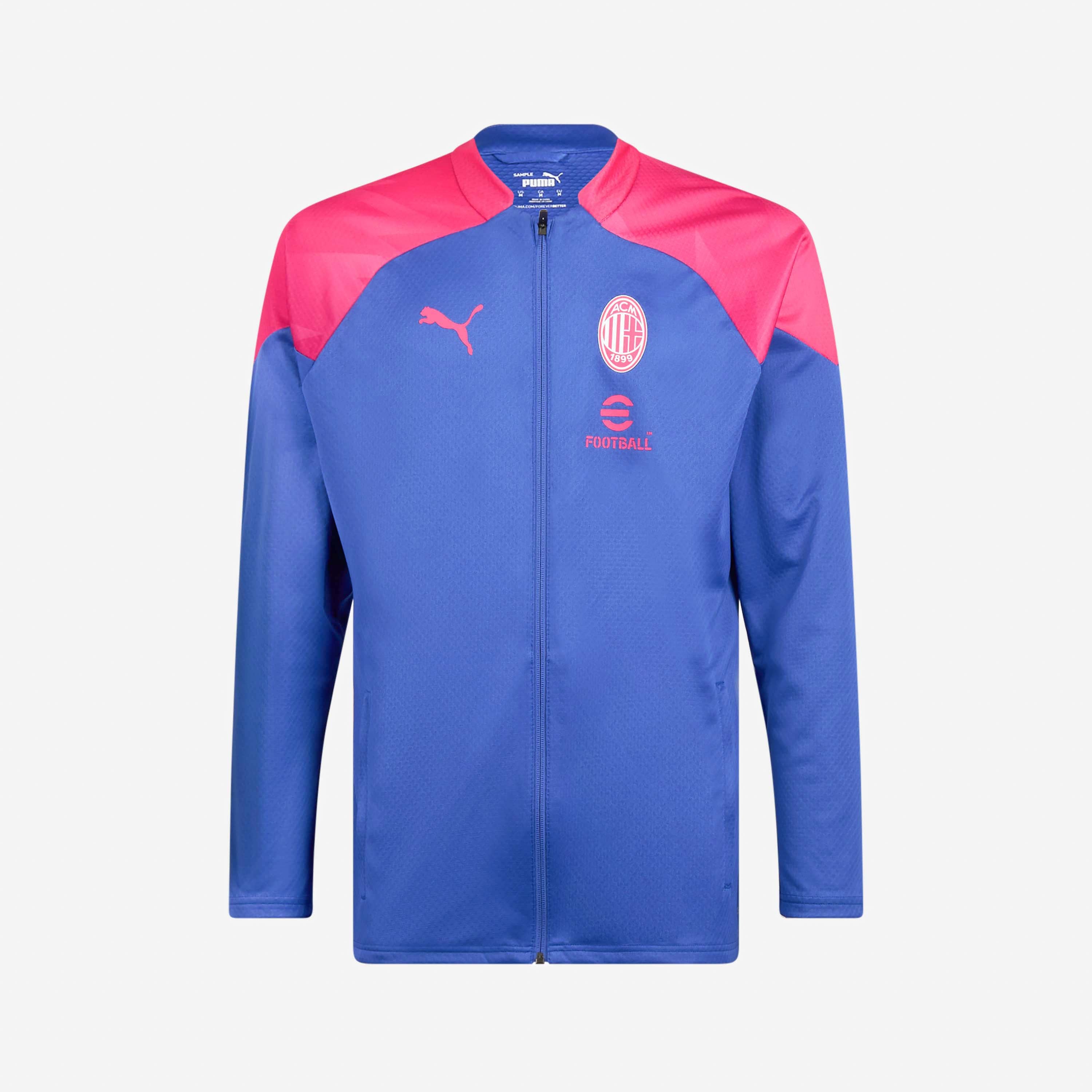 GIACCA MILAN TRAINING 2023/24 CON ZIP E TASCHE
