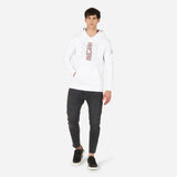 FELPA MILAN FOOTBALL CORE CON CAPPUCCIO E STAMPA