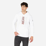 FELPA MILAN FOOTBALL CORE CON CAPPUCCIO E STAMPA