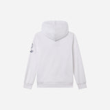 FELPA MILAN FOOTBALL CORE BAMBINO CON CAPPUCCIO E STAMPA