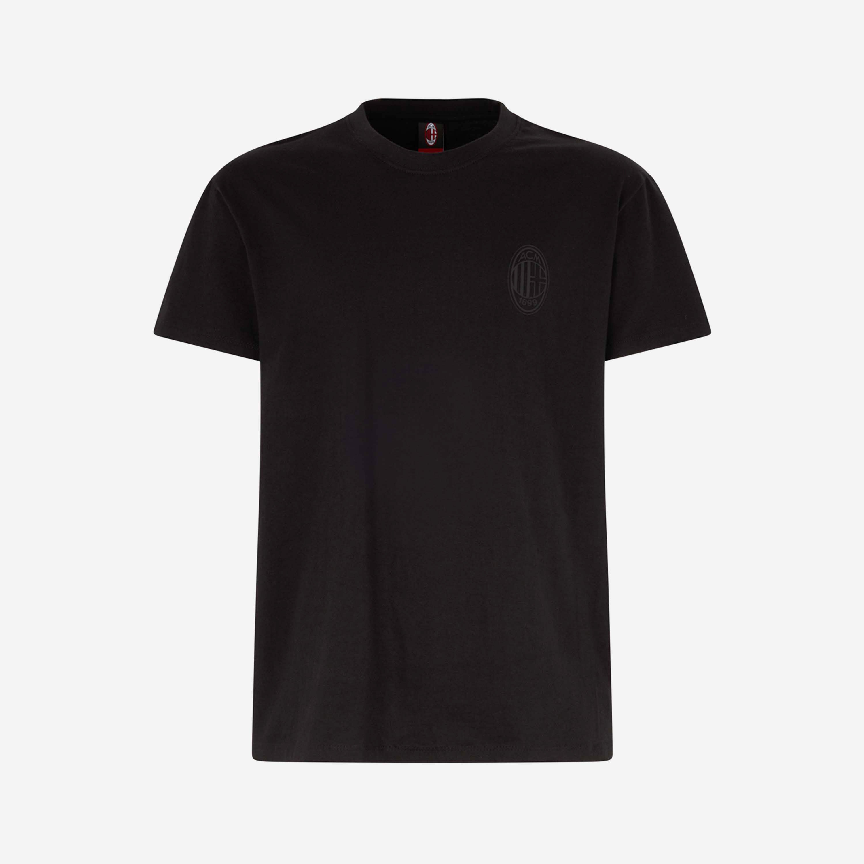 T-SHIRT MILAN MONOCHROME CON LOGO IN TINTA