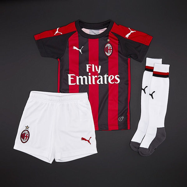 AC MILAN HOME BABY-KIT TANGO RED-PUMA WHITE