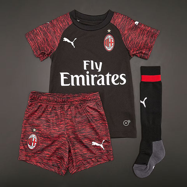 AC MILAN THIRD MINI-KIT PUMA BLACK-TANGO RED