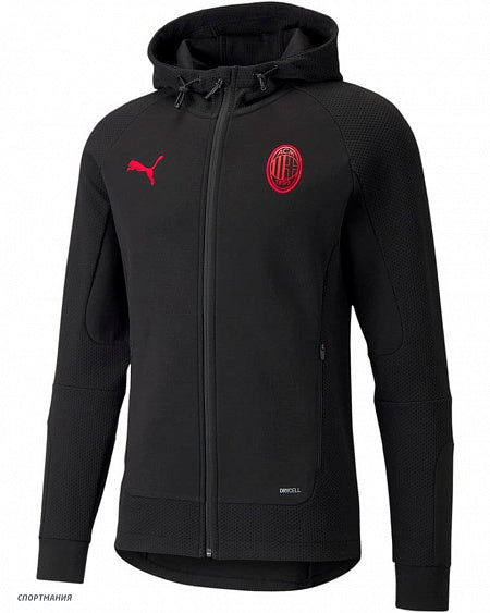 Felpa rappresentanza staff Puma Black-Tango Red