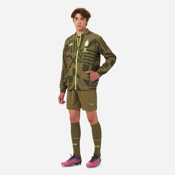 GIACCA MILAN PREMATCH 2022/23 CON ZIP