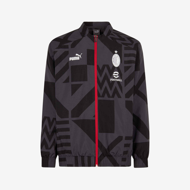 GIACCA MILAN PREMATCH 2022/23 CON ZIP