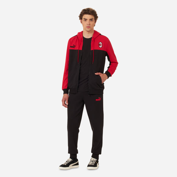 TUTA MILAN CON FELPA FULL ZIP CON CAPPUCCIO E PANTALONI