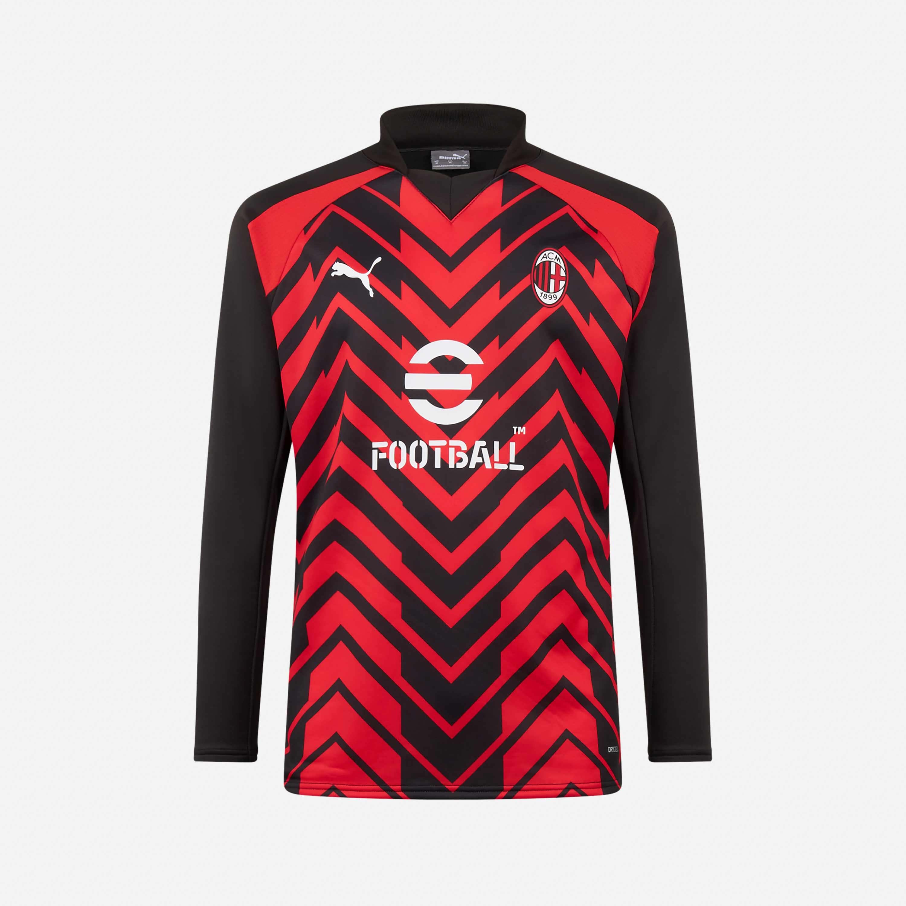 MAGLIA MILAN PREMATCH 2023/24 A MANICA LUNGA