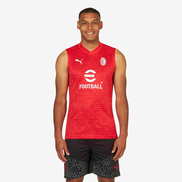 MAGLIA MILAN TRAINING 2023/24 SENZA MANICHE