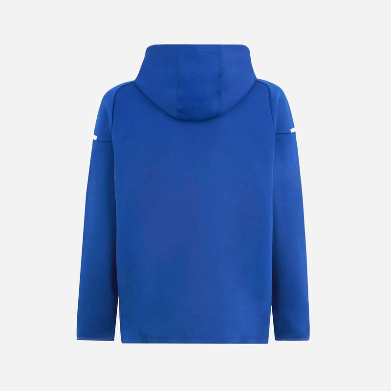 FELPA MILAN CASUALS PROMO 2023/24 CON ZIP E CAPPUCCIO