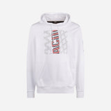 FELPA MILAN FOOTBALL CORE CON CAPPUCCIO E STAMPA