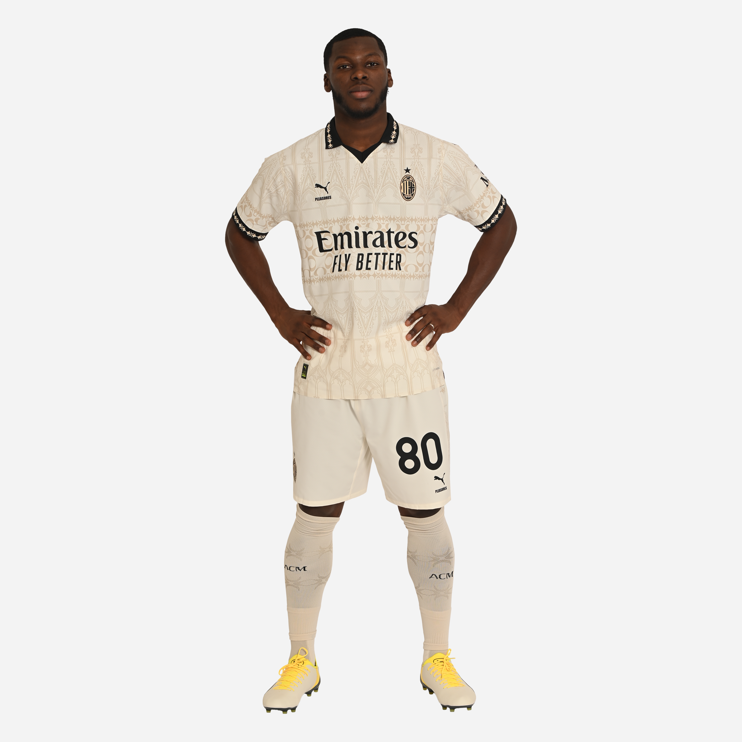 MAGLIA GARA AC Milan x Pleasures 2023/24  – Light version