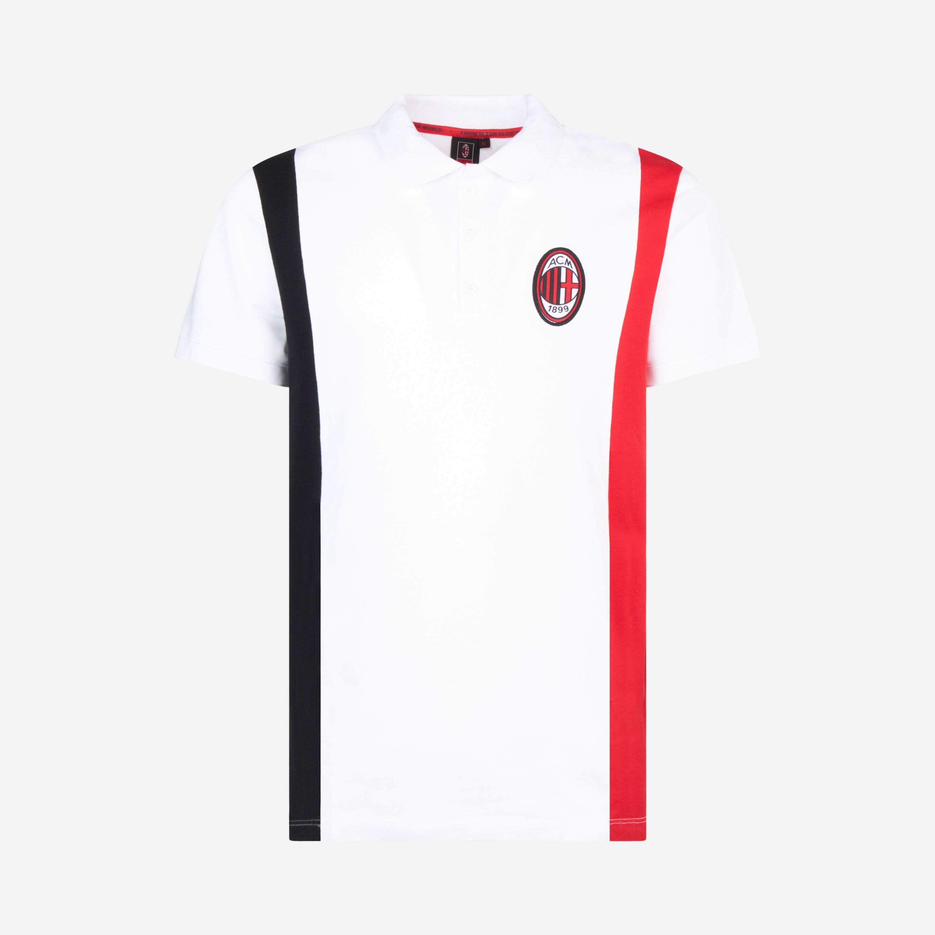 POLO MILAN CON DETTAGLI ROSSI E NERI