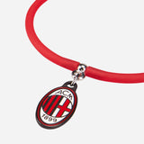 BRACCIALE ROSSO CON PENDAGLIO MILAN