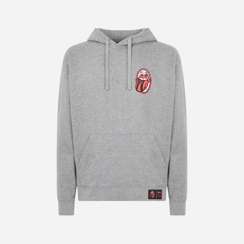 FELPA CON PATCH E RICAMO COLLEZIONE MILAN X THE ROLLING STONES