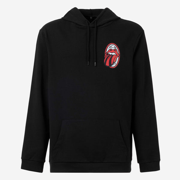 FELPA CON PATCH E RICAMO COLLEZIONE MILAN X THE ROLLING STONES