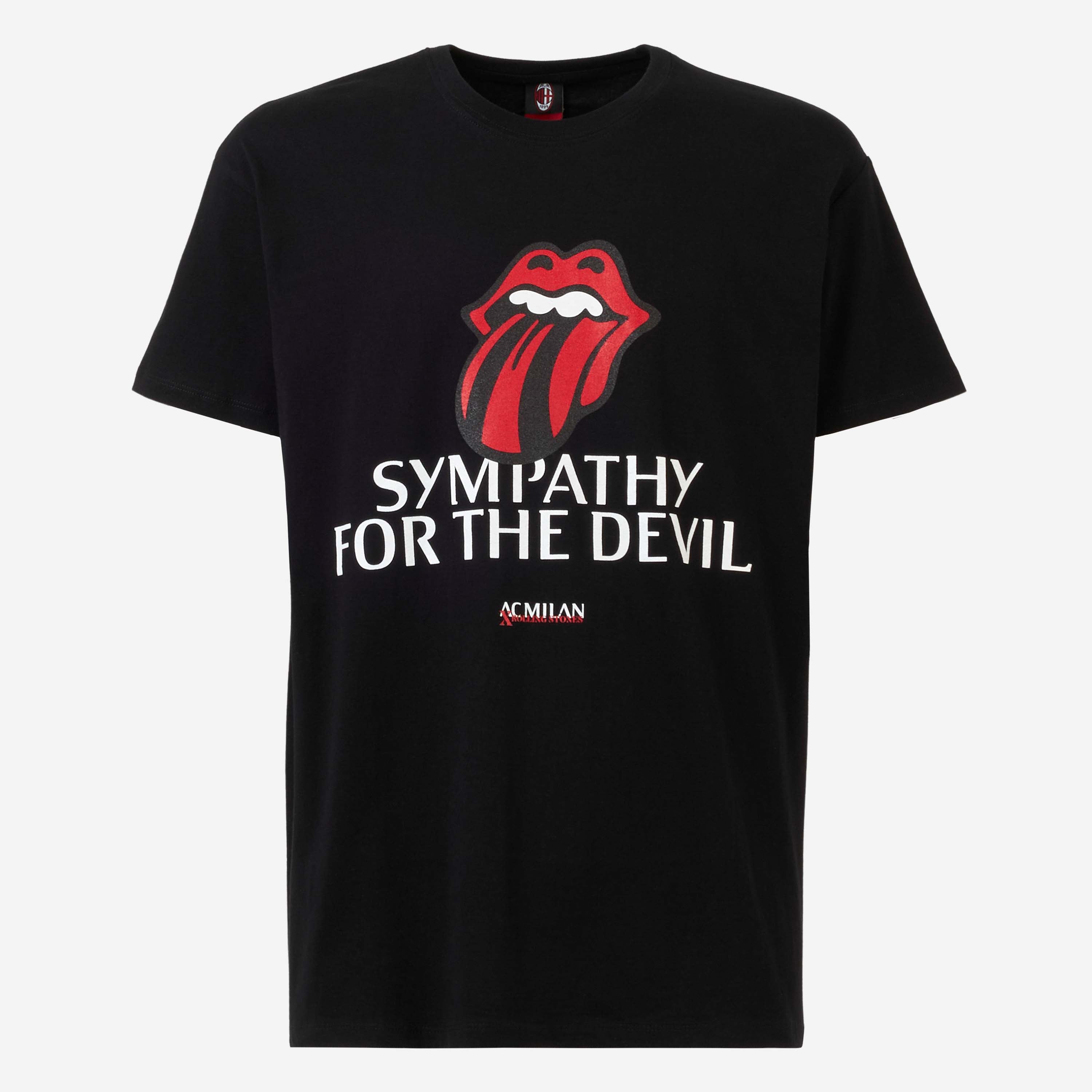 T-SHIRT MILAN X THE ROLLING STONES STAMPATA "SIMPATHY FOR THE DEVIL"