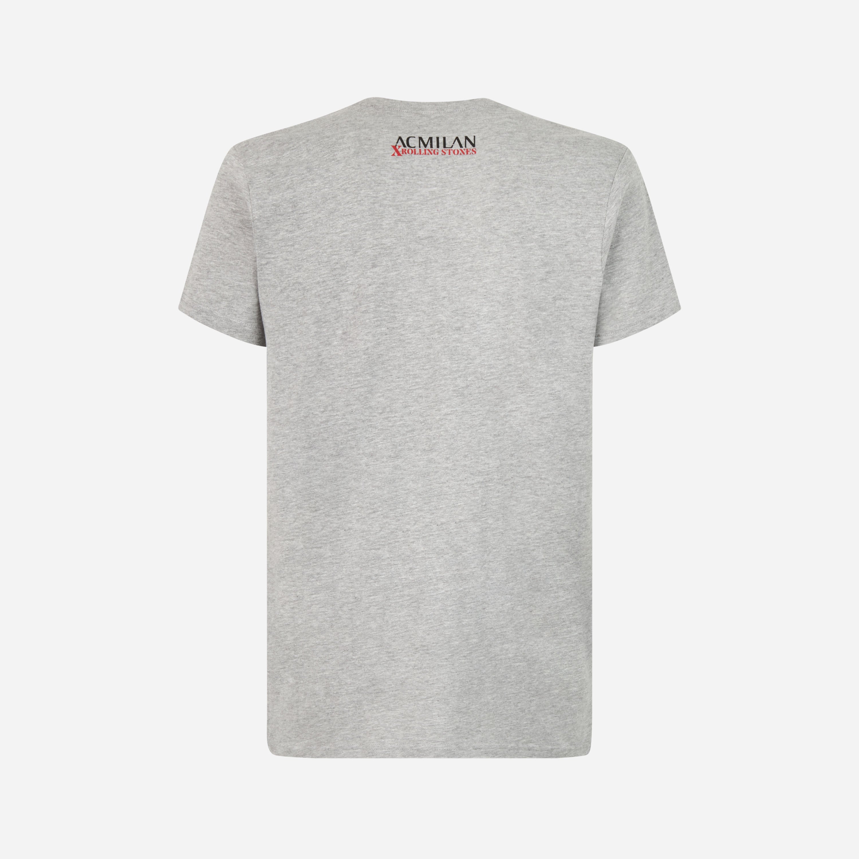 T-SHIRT MILAN X THE ROLLING STONES CON STAMPA E RICAMO