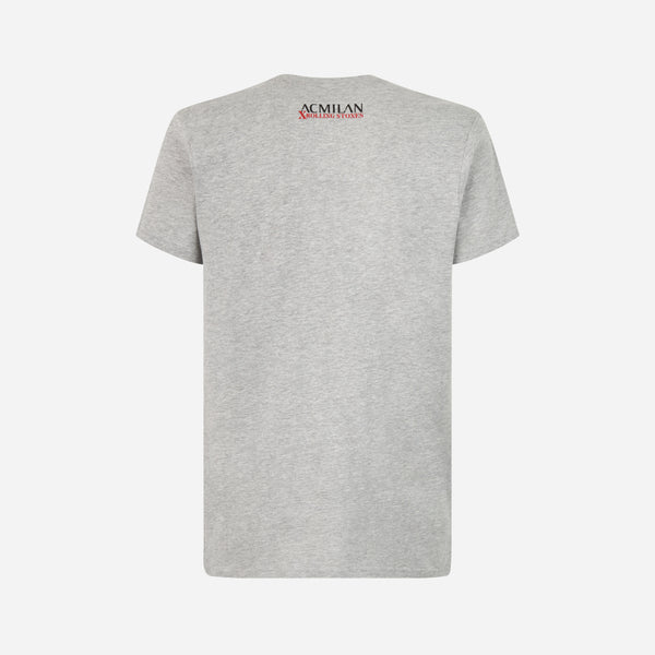 T-SHIRT MILAN X THE ROLLING STONES CON STAMPA E RICAMO