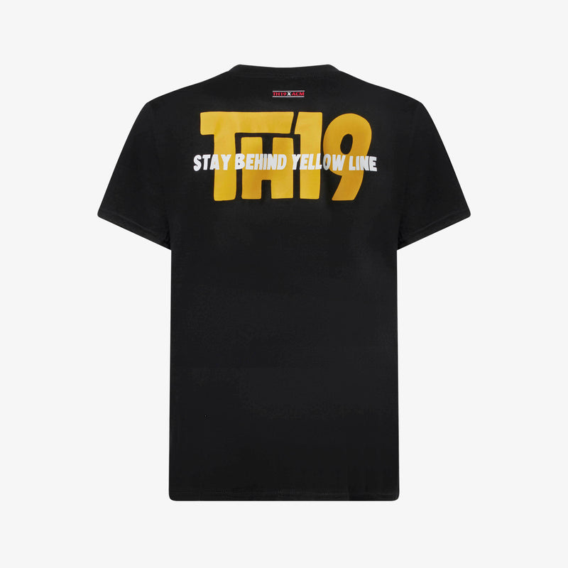 TH19 X ACM - T-SHIRT NERA CON STAMPA SUL DAVANTI E RETRO