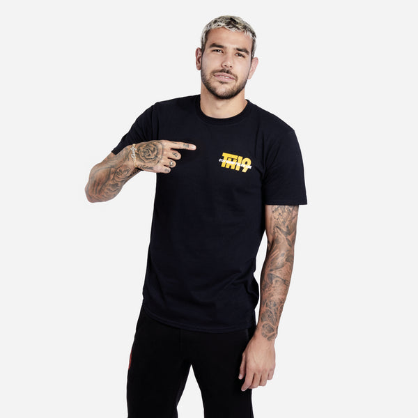 TH19 X ACM - T-SHIRT NERA CON STAMPA SUL RETRO