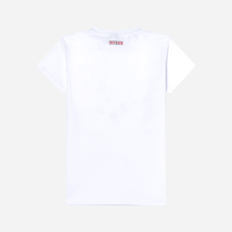 TH19 X ACM - T-SHIRT BIANCA BAMBINO CON STAMPA SUL DAVANTI